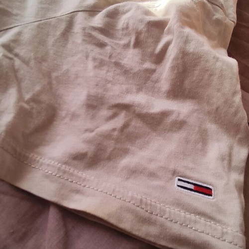 Tommy Hilfiger short sleeve shirt beige like new, size L