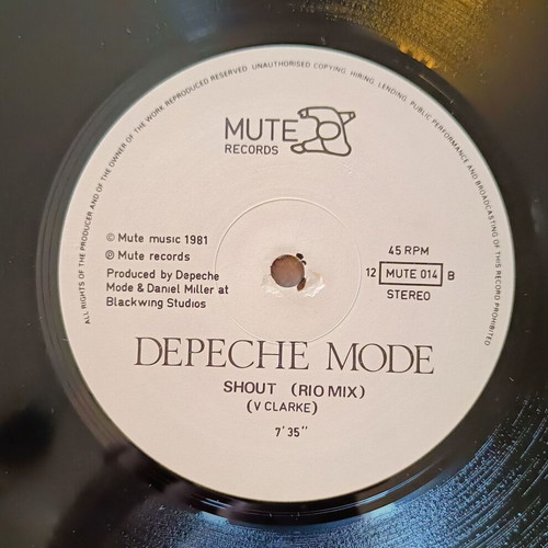 Depeche Mode New Life/Shout maxi single used, electronic
