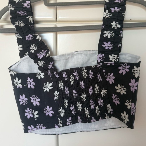 Floral top like new, size S/M