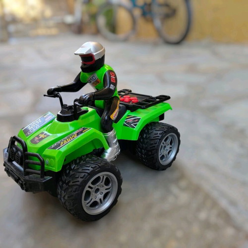 Remote control quad bike used without remote control