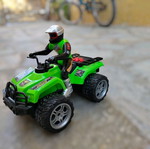 Remote control quad bike used without remote control