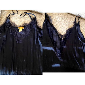 2 αμάνικα σατέν επίσημα camisole top ( lingerie ) H&M τοπ μπλουζάκια (στυλ καμισολ)