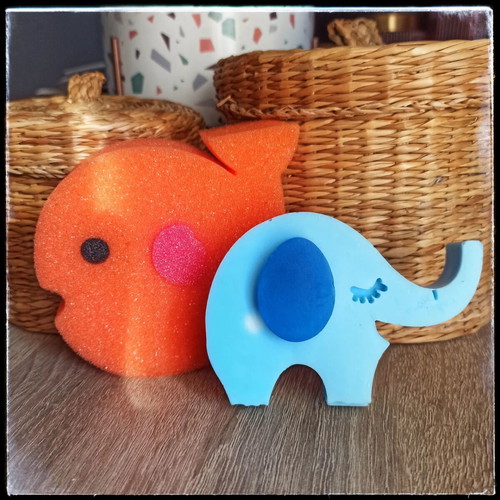 Glycerin soap with shea butter elephant shape made to order