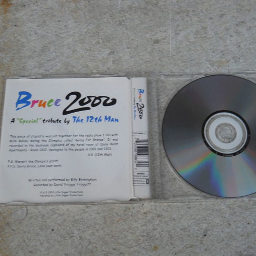The 12th Man Bruce 2000 CD single used, traditional