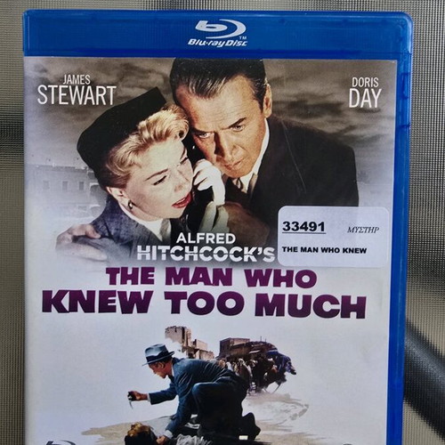 The Man Who Knew Too Much Blu-Ray used with Greek subtitles, thriller