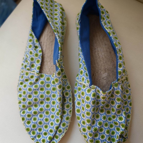 Canvas espadrilles size 37, multicolour design