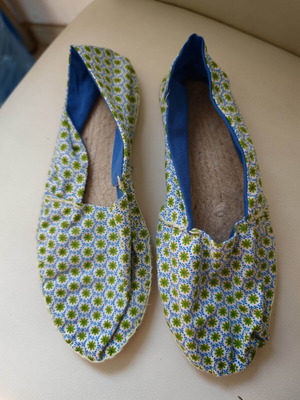 Canvas espadrilles size 37, multicolour design