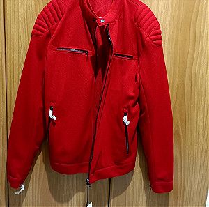 Μπουφάν Zara XL κόκκινο
