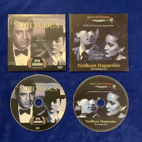 Alfred Hitchcock 2 DVD masterpieces like new, social drama