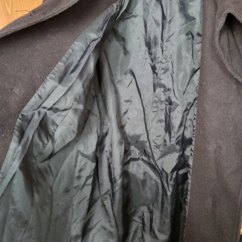 Coat like new, size S/M, black with colorful pockets