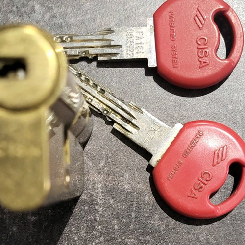 Cisa door lock used