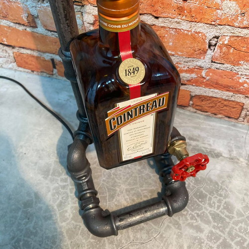 Φωτιστικό γραφείου Cointreau βιομηχανικού στυλ από σιδερένιους σωλήνες
