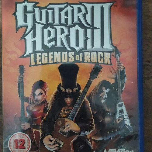Guitar Hero 3 PS2 case like new with manual without CD