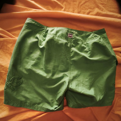 Billabong swim shorts size 36 like new, green