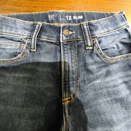 GAP jean slim pants 12 years like new, blue