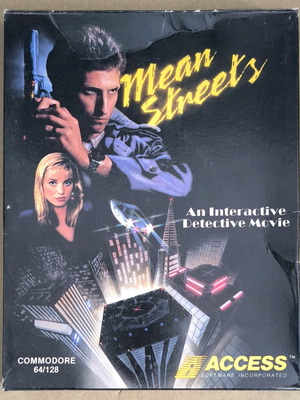 Mean Streets used, Commodore Disk, Big Box