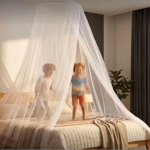 Sekey Mosquito Net for Double Bed New, White Mesh