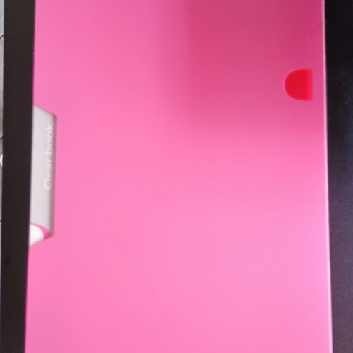 Folder with 100 slides used, pink, Typotrust
