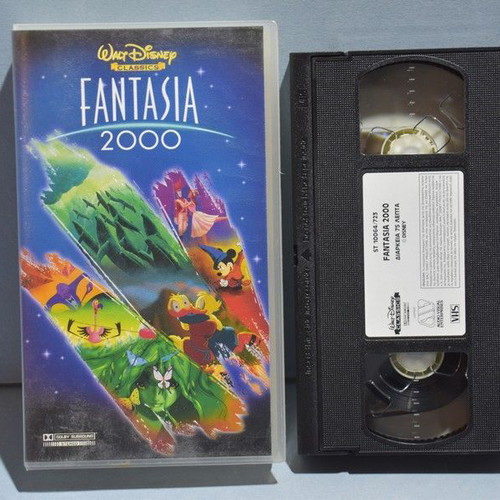 Fantasia 2000 VHS tape used, animated
