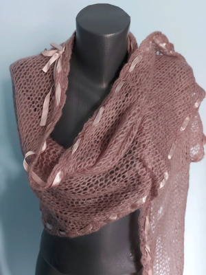 Bon'a Parte designer scarf like new, pink