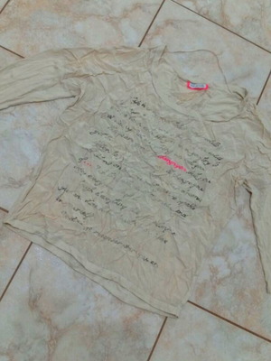 Thin blouse size M used, beige