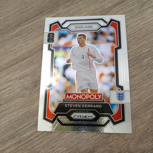 Steven Gerrard Monopoly FIFA football card new