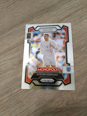 Steven Gerrard Monopoly FIFA football card new