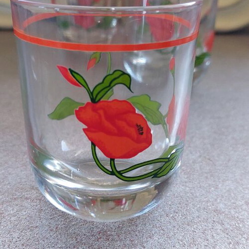 Wine glasses like new, set of 6 pieces