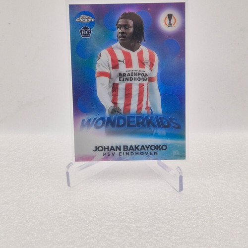 Topps Chrome UEFA Club Competitions Wonderkids Johan Bakayoko Rookie RC σαν καινούργιο