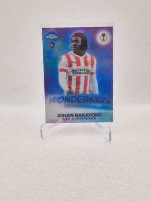 Topps Chrome UEFA Club Competitions Wonderkids Johan Bakayoko Rookie RC σαν καινούργιο