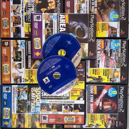 PlayStation 2 timoniera and demo CD used bundle