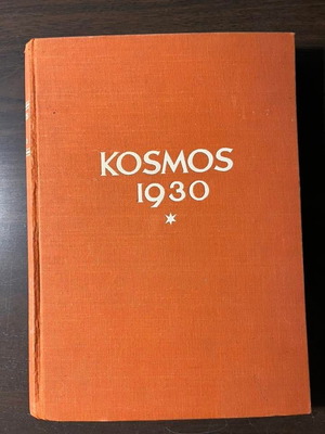 Kosmos 1930 δεμένος τόμος σαν καινούργιο, 434 σελίδες επιστημονικά θέματα