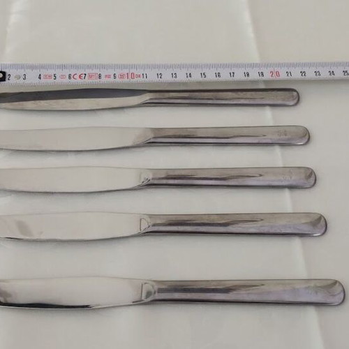 Medical Corps Officer Knives used, set of 5, stainless steel