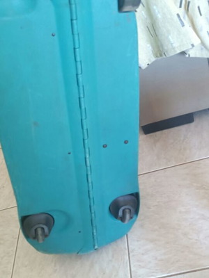 Samsonite suitcase like new, turquoise, 70x51x22 cm