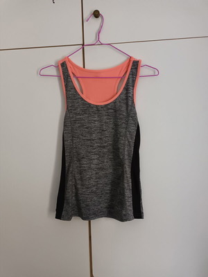 Sports Shirt like new, size M, black gray orange