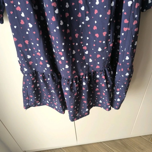 Women's dress blue with hearts like new