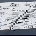  καταψύκτης μπαούλο Whirlpool AFG 522 - C /H