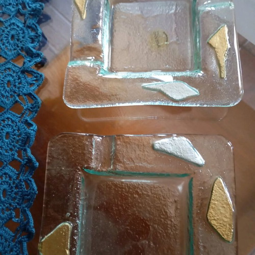 Murano ashtrays like new