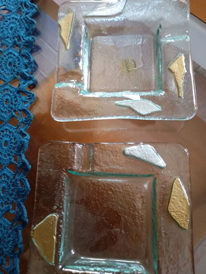 Murano ashtrays like new