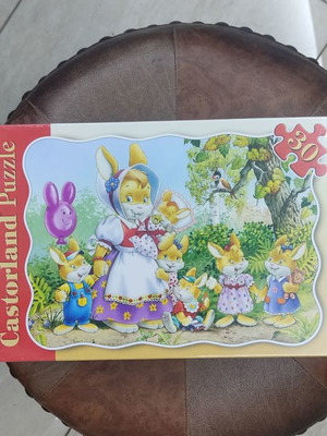 Castorland puzzle 30 pieces Bunny family new