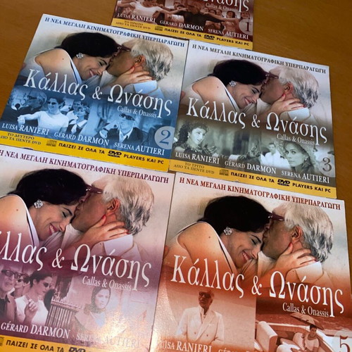 Callas & Onassis full set 5 DVD like new, romantic series
