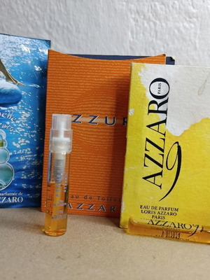 Lot 3 vintage αρωματικά δείγματα Azzaro καινούργια, σφραγισμένα