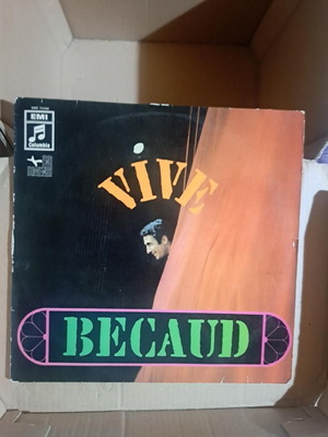 Gilbert Bécaud Vive Bécaud! vinyl LP used, compilation, stereo