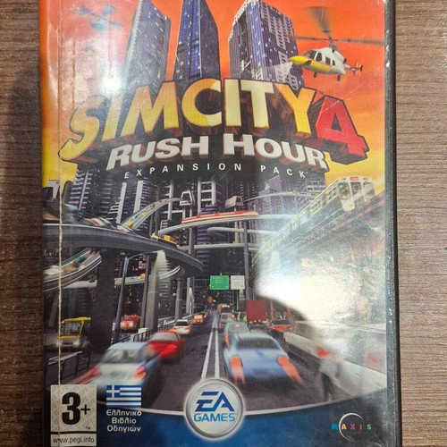 SimCity 4: Rush Hour PC game used in good condition