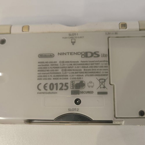 Nintendo DS Lite white used for repair or spare parts