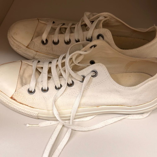 Converse shoes used, athletic, size 41, white