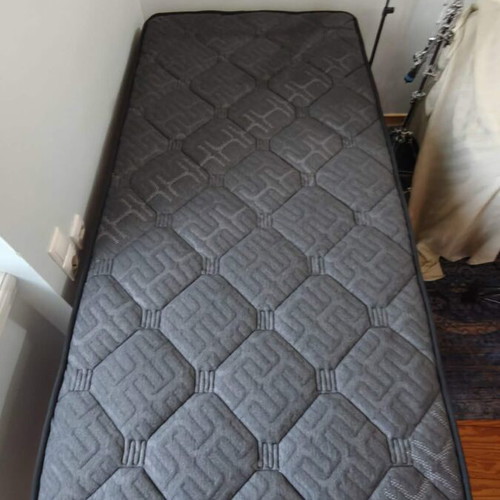 Deluxe Pakoworld Pocket Spring mattress 90x200 cm with KILDEN frame and HEMSIL FIX base
