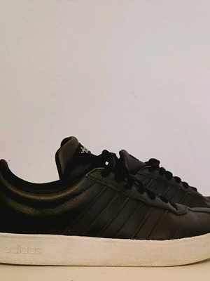 Adidas black leather sneakers like new, size 36