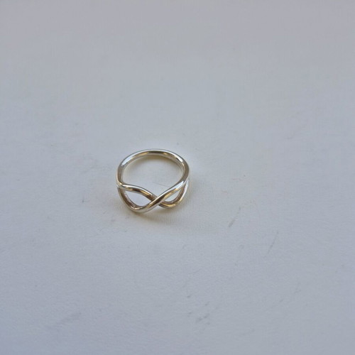 Folli Follie Infinity Symbol Ring like new, size 56, silver