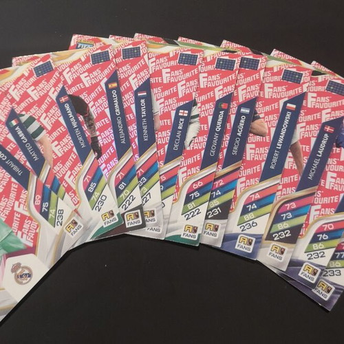 Fans' Favourite (Red) Panini FIFA 365 2026 Adrenalyn XL cards set of 13